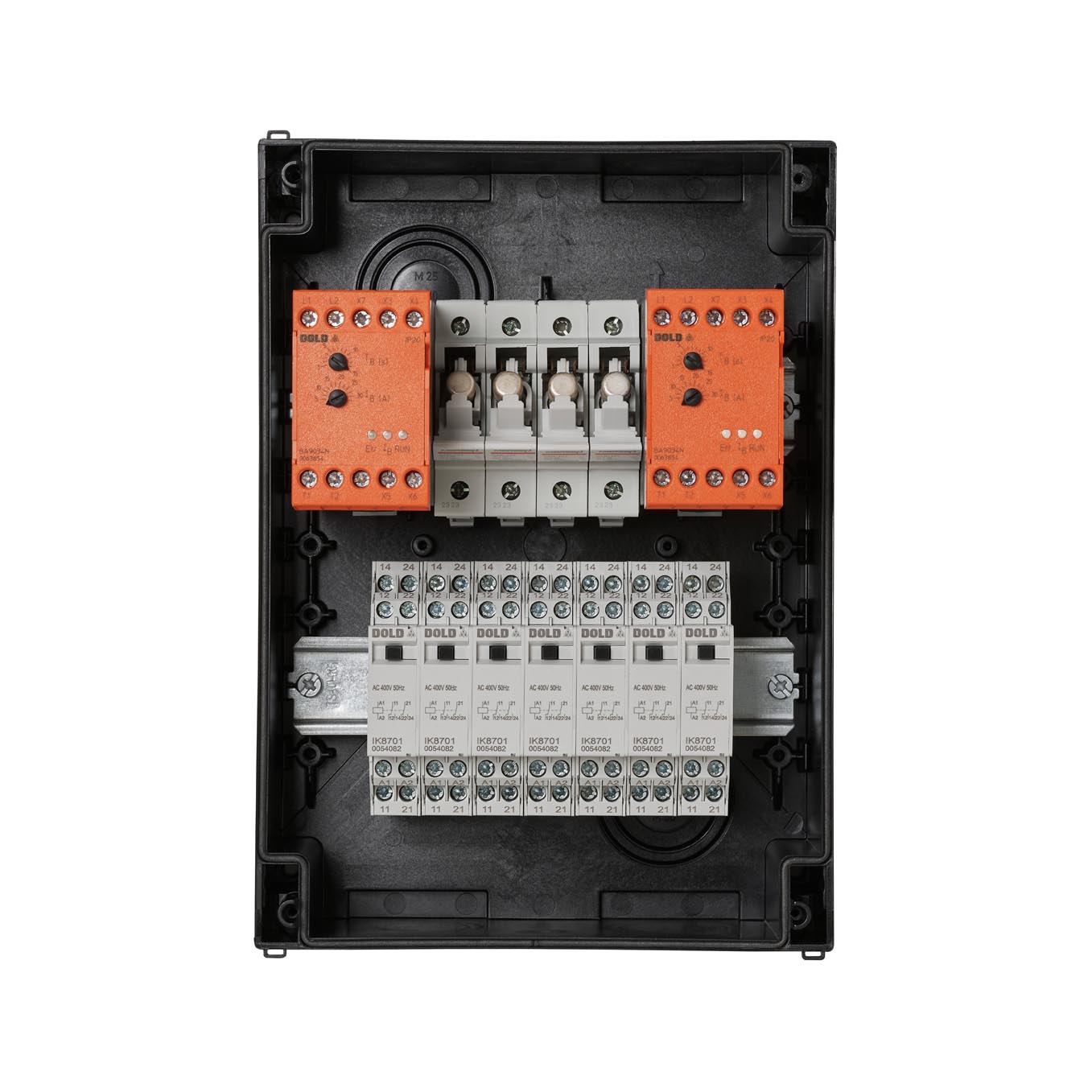 DOLD SX9033 200-1 - straight-on with no cover fuse open