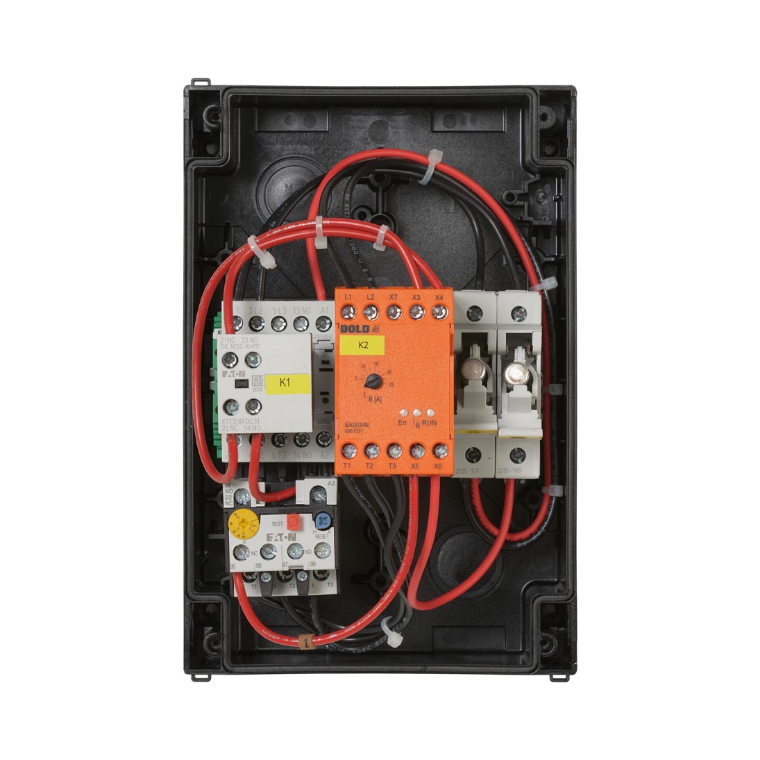 DOLD SX9033 4-4-6 - straight-on with no cover fuse open