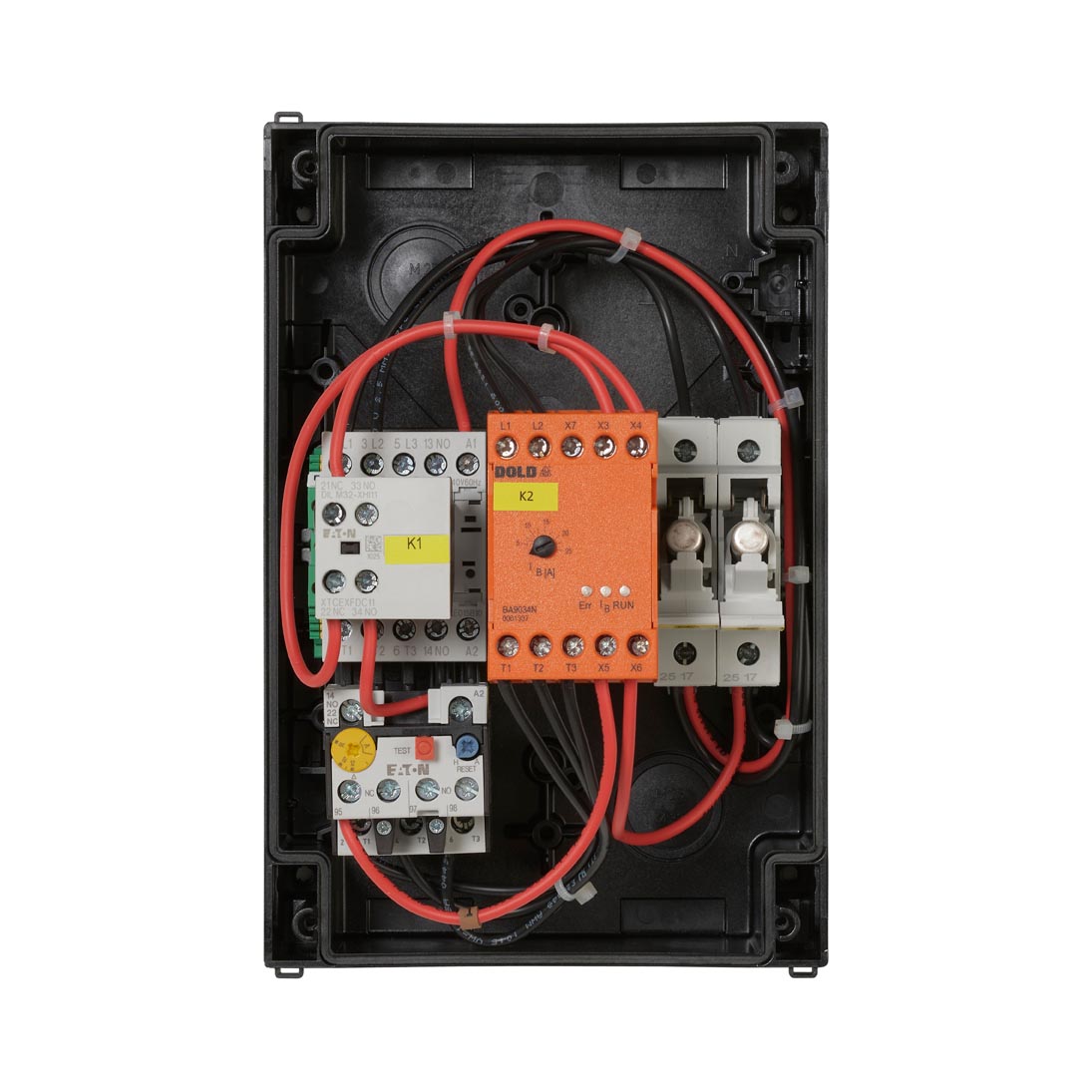DOLD SX9033 7.5-10-16 - straight-on with no cover fuse open